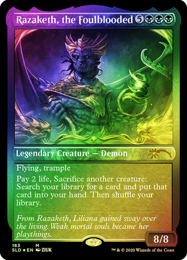 Razaketh, the Foulblooded Secret Lair Foil Etched