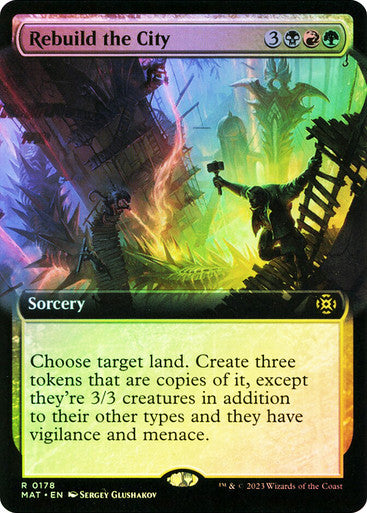 Rebuild the City Extended Art Foil