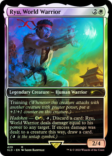 Ryu, World Warrior Secret Lair Foil (Street Fighter)