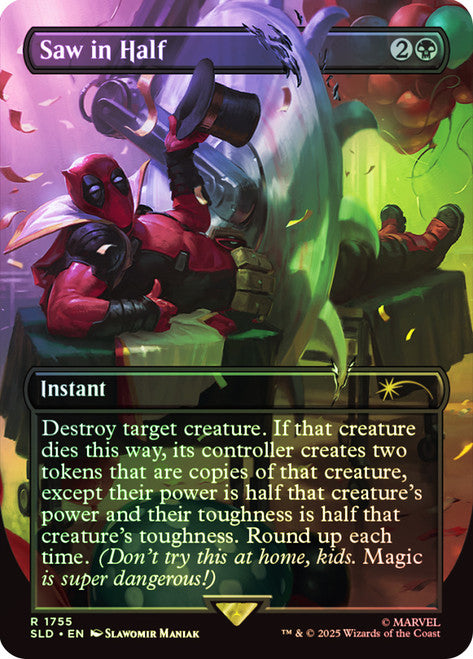 Saw in Half Secret Lair Foil