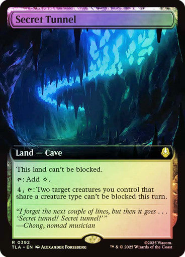 Secret Tunnel Extended Art Foil