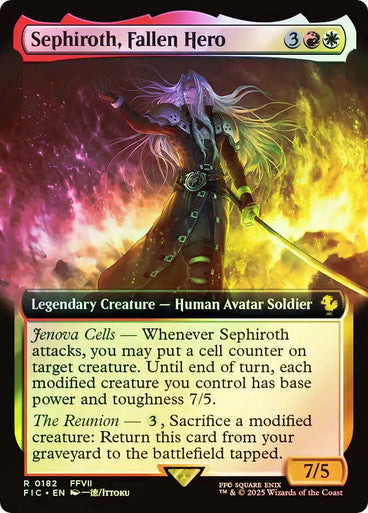 Sephiroth, Fallen Hero Extended Foil