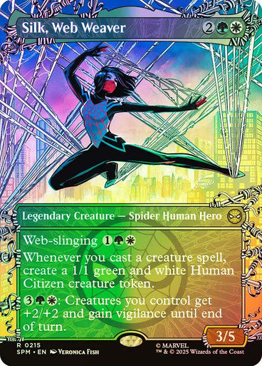 Silk, Web Weaver Borderless Foil