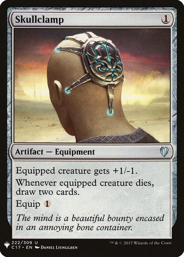 Skullclamp Mystery Booster (Commander: 2017 Edition)