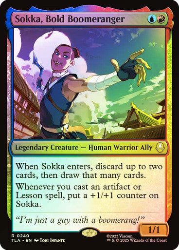 Sokka, Bold Boomeranger Foil