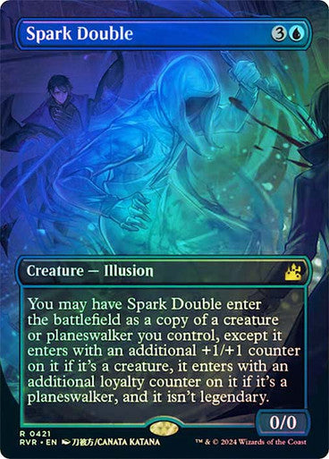 Spark Double Borderless Anime Foil