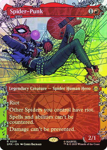 Spider-Punk Borderless Foil
