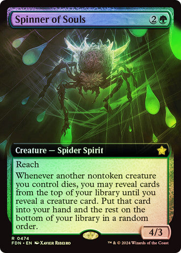 Spinner of Souls Extended Art Foil