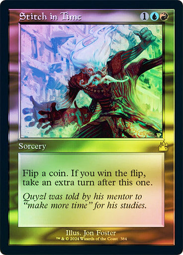 Stitch in Time Retro Frame Foil