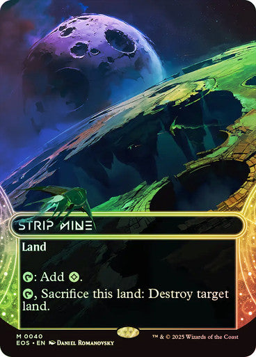 Strip Mine Borderless Stellar Sights Foil