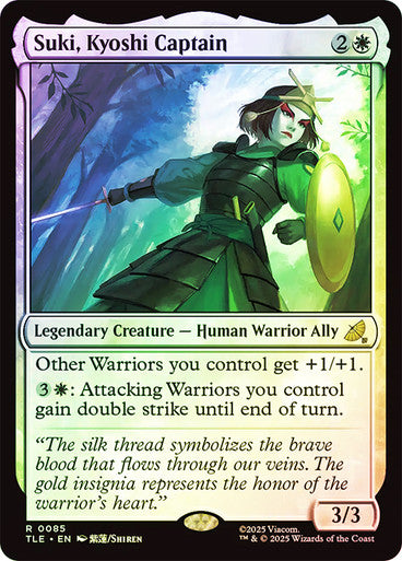 Suki, Kyoshi Captain Foil