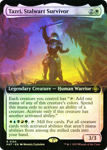 Tazri, Stalwart Survivor Extended Art Foil