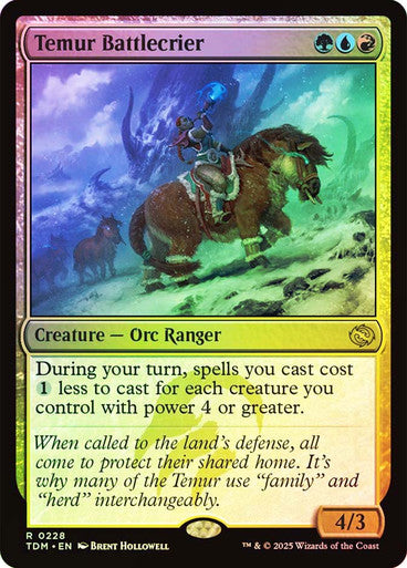 Temur Battlecrier Foil