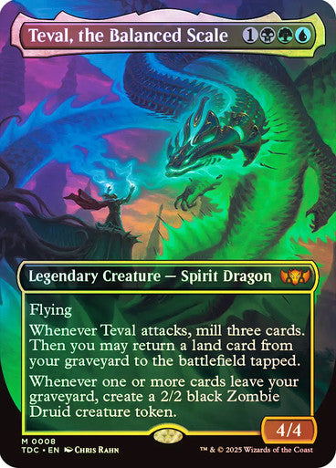 Teval, the Balanced Scale Borderless Foil