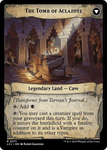 Tarrian's Journal // The Tomb of Aclazotz Extended Art Foil