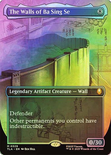 The Walls of Ba Sing Se Borderless Field Notes Foil