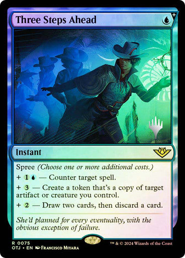 Three Steps Ahead Foil