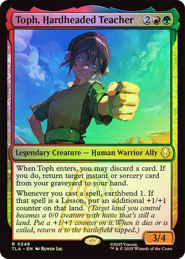 Toph, Hardheaded Teacher Foil