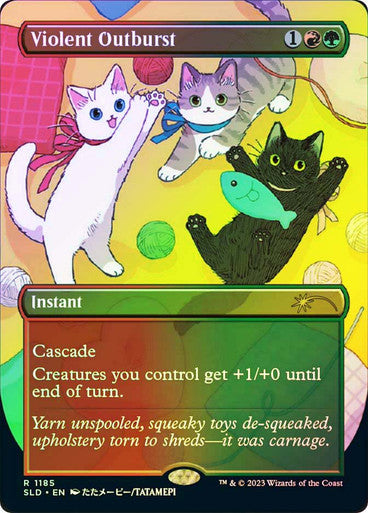 Violent Outburst Secret Lair Foil