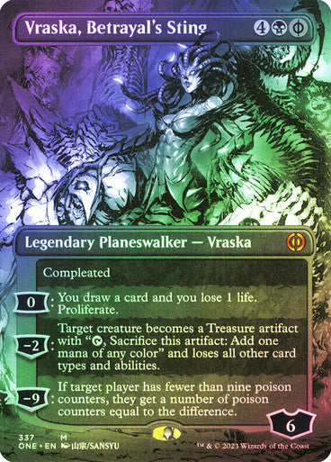 Vraska, Betrayal's Sting Borderless Foil