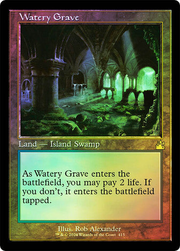 Watery Grave Retro Frame Foil