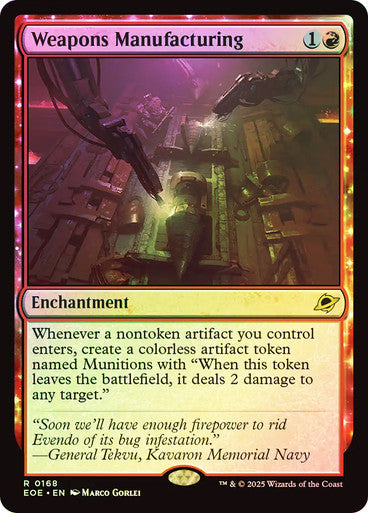 Weapons Manufacturing Foil