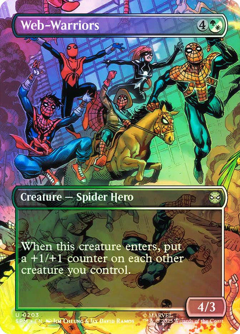 Web-Warriors Borderless Foil