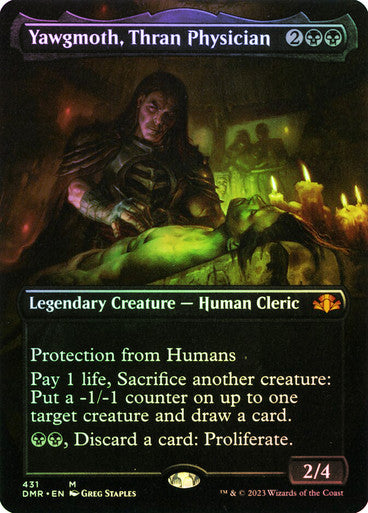 Yawgmoth, Thran Physician Borderless Foil