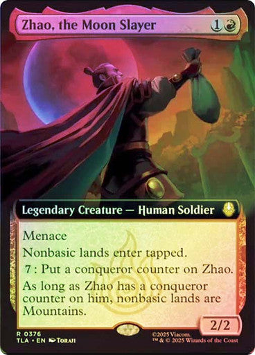 Zhao, the Moon Slayer Extended Art Foil
