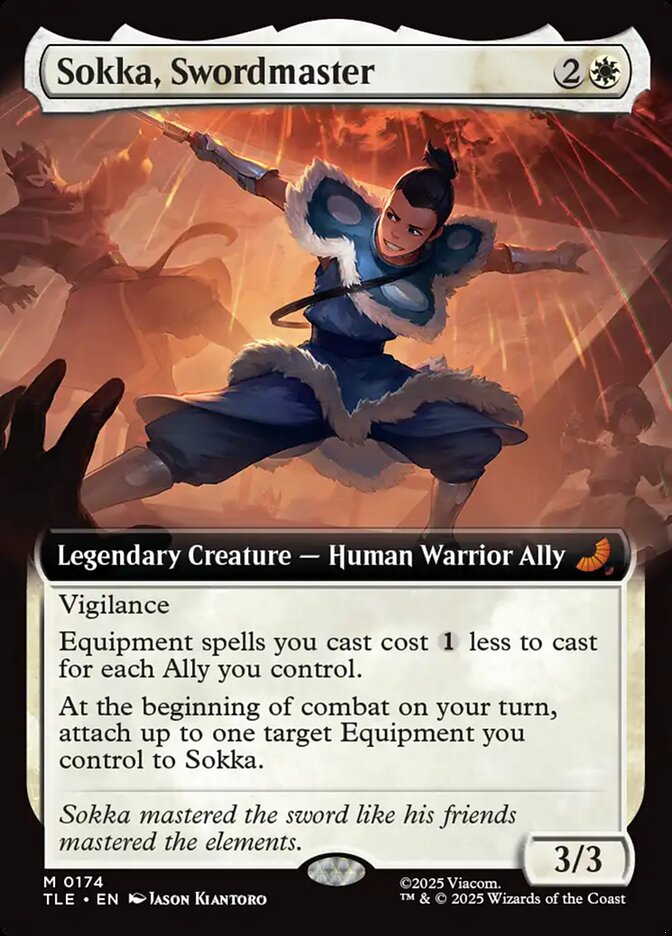 Sokka, Swordmaster Extended Art Foil