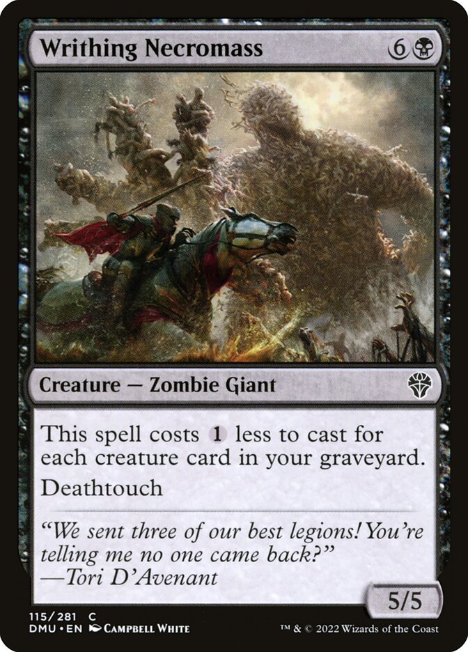 Writhing Necromass Foil