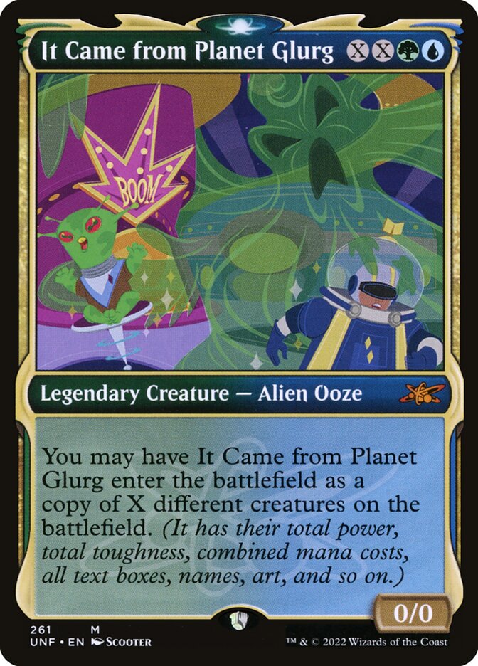 It Came from Planet Glurg Showcase Foil