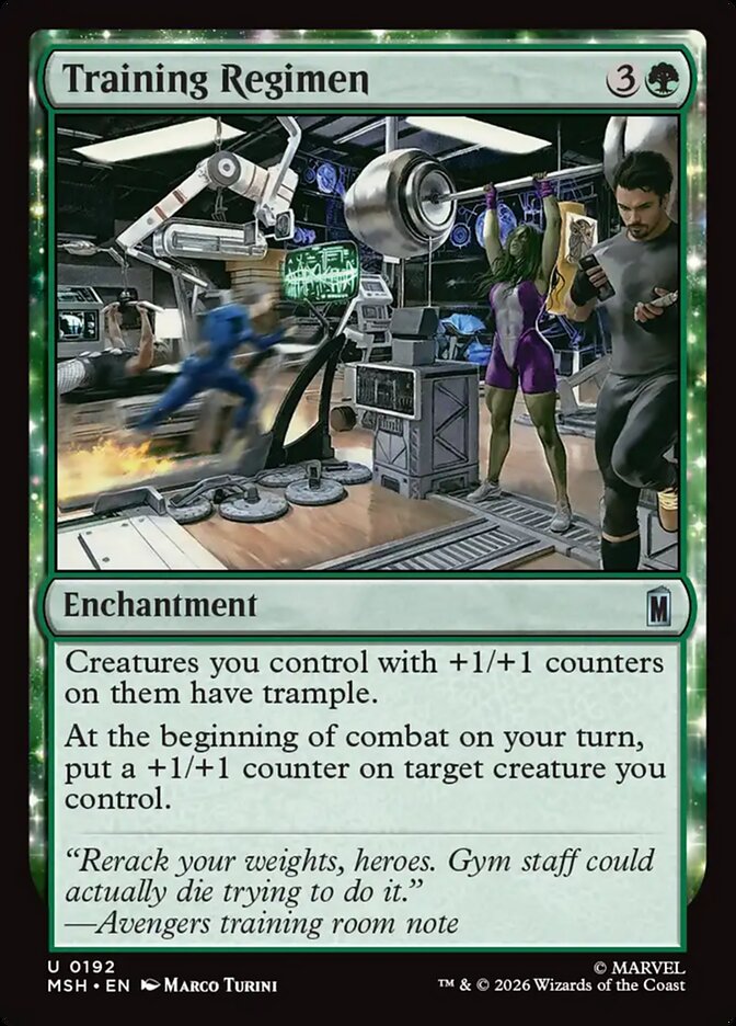 Training Regimen Foil