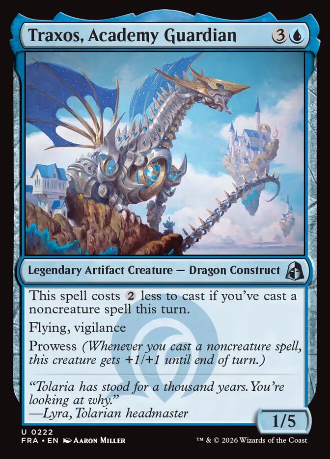Traxos, Academy Guardian Foil