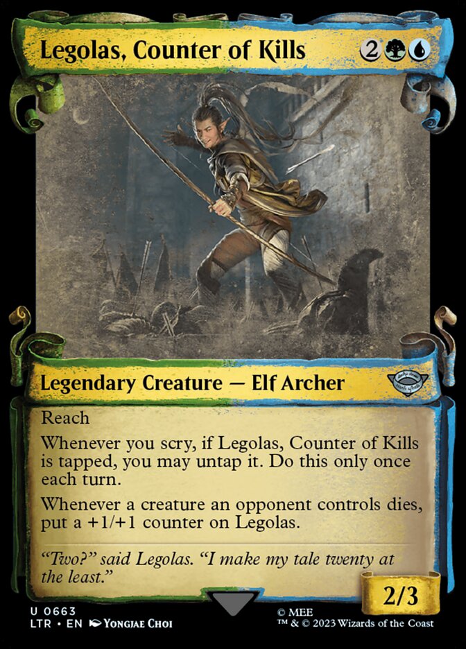 Legolas, Counter of Kills Showcase