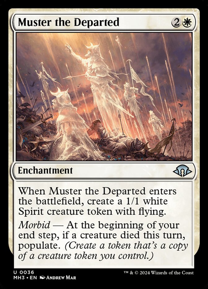 Muster the Departed Foil