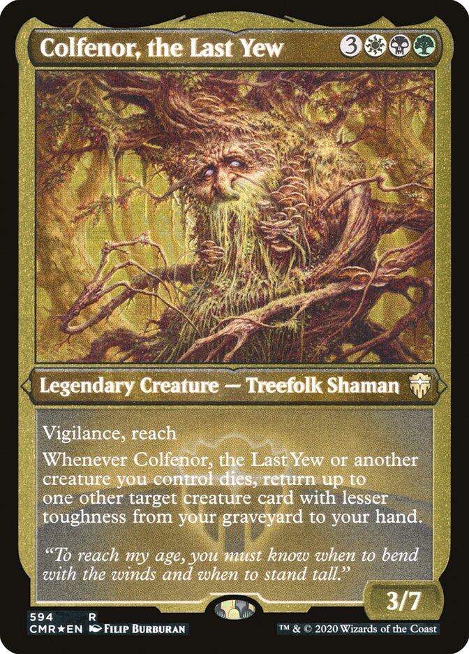 Colfenor, the Last Yew Etched Foil