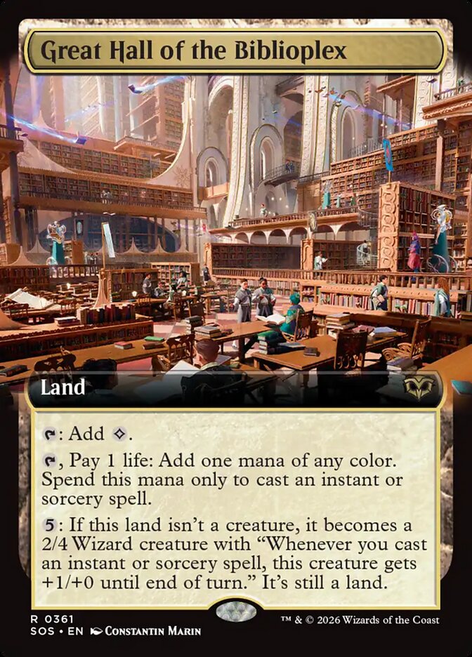 Great Hall of the Biblioplex Extended Art