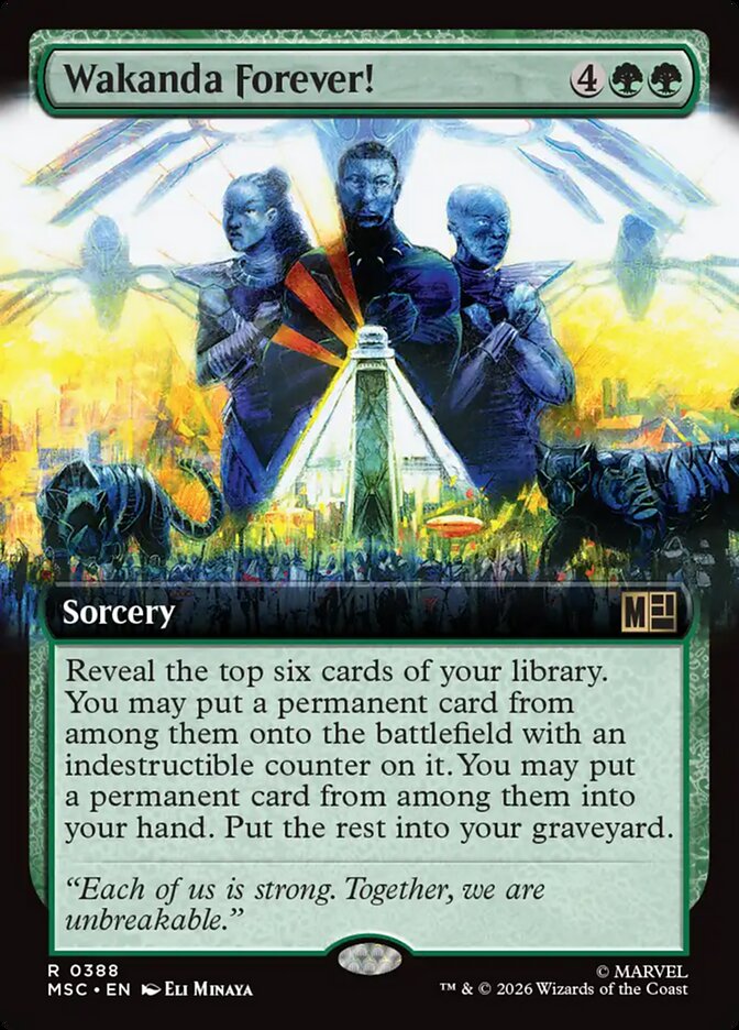 Wakanda Forever! Extended Art