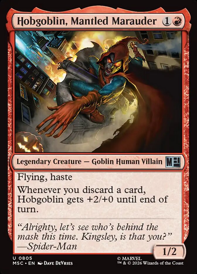 Hobgoblin, Mantled Marauder Foil