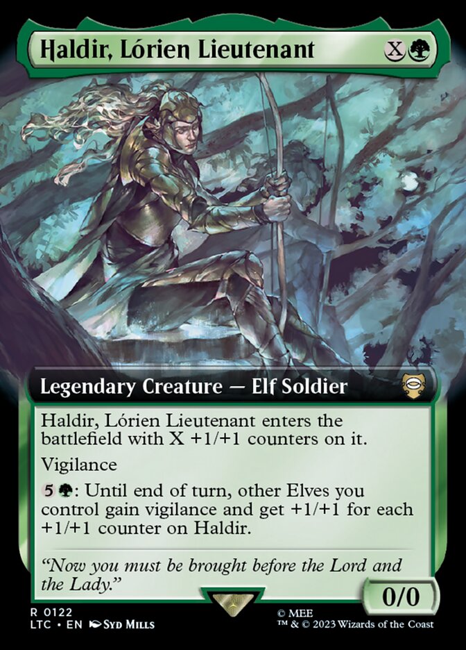 Haldir, Lórien Lieutenant Extended Art