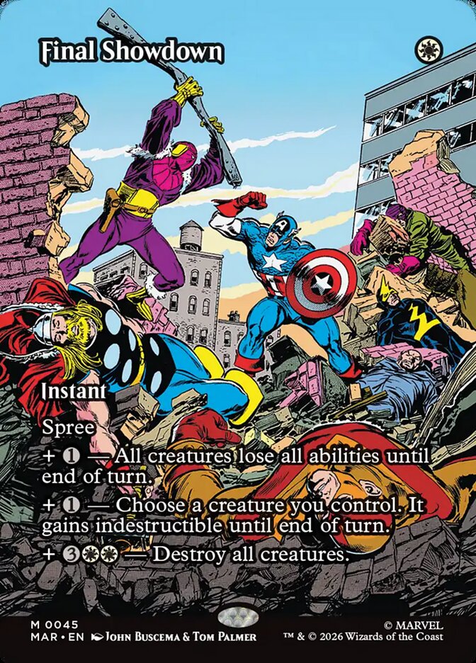 Final Showdown Borderless Foil
