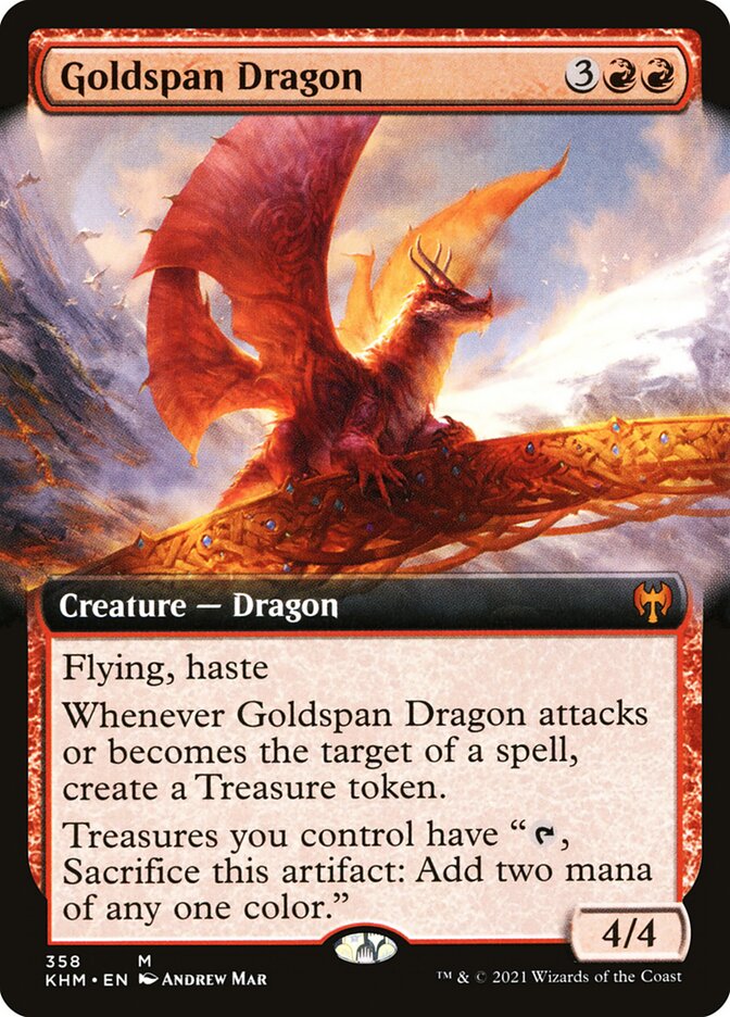 Goldspan Dragon Extended Art