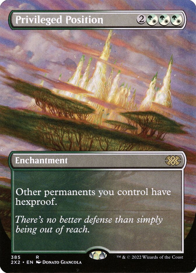 Privileged Position Borderless Foil