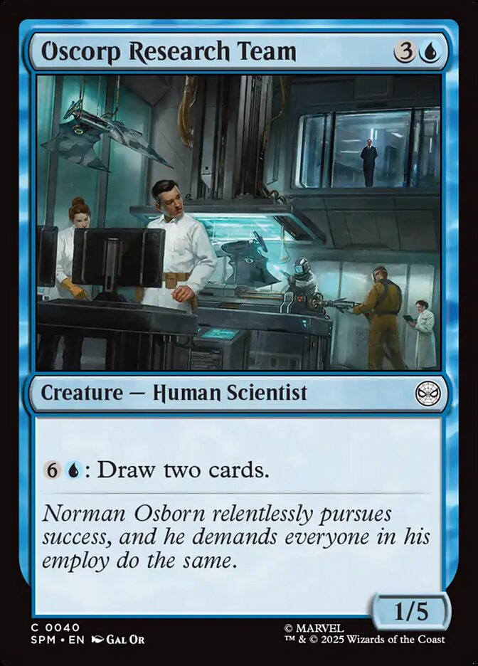 Oscorp Research Team Foil