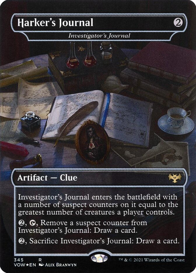 Investigator's Journal Borderless