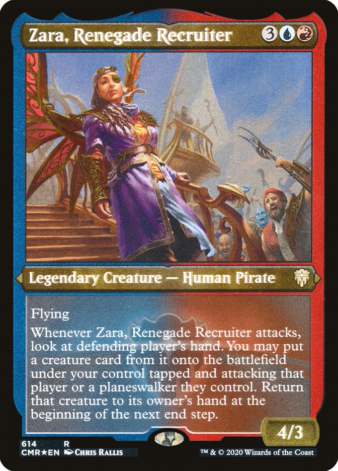 Zara, Renegade Recruiter Etched Foil
