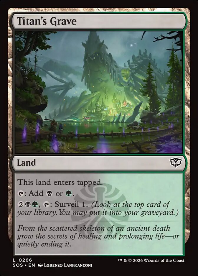 Titan's Grave Foil
