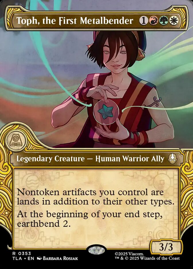 Toph, the First Metalbender Alter Elemental Frame