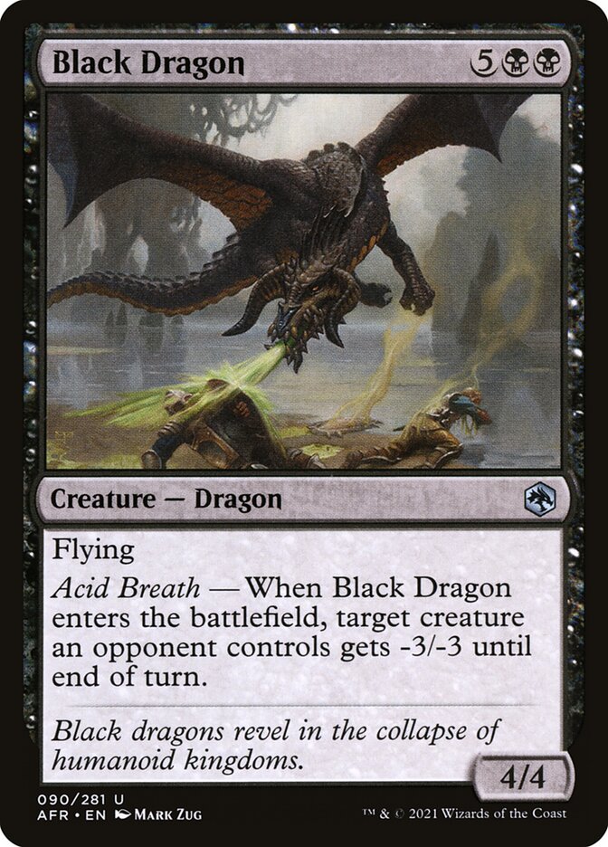 Black Dragon Foil